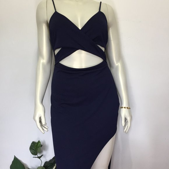 Charlotte Russe Dresses & Skirts - 🌻 Charlotte Russe - Navy Blue  (Size:XL)